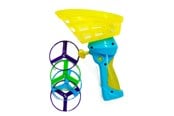 Spiele im Freien - Happy Summer Pull String Flying Discs 2 asst. 19cm - 303207