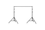 Kameras und Objektivzubehör - Puluz Photo studio background support 200x200cm - DCA0975
