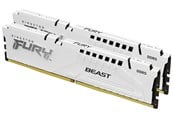 Arbeitsspeicher (RAM) - Kingston FURY Beast DDR5-6400 - 64GB - CL32 - Dual Channel (2 pcs) - AMD EXPO & Intel XMP - Weiß - KF564C32BWEK2-64