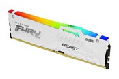 RAM - Kingston FURY Beast RGB DDR5-6000 - 16GB - CL30 - Single Channel (1 pcs) - AMD EXPO & Intel XMP - Weiß mit RGB - KF560C30BWEA-16