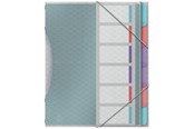 Archivierung und Aufbewahrung - Esselte  Colour'Breeze Ordnungsmappe mit 6 Taben - 626255