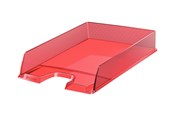 Archivierung und Aufbewahrung - Esselte  Europost Briefkorb, Transparent Rot Transparent - 623601