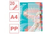 Archivierung und Aufbewahrung - Esselte  Colour'Breeze A4 Register 20 Taben, PP - 628502