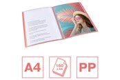 Archivierung und Aufbewahrung - Esselte  Colour'Breeze Sichtbuch mit 80 Hüllen Koralle - 628445