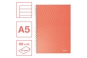 Blöcke, Formulare und Notizbücher - Esselte Colour'Breeze A5 Collegeblock liniert, Spiralbindung Koralle - 628473