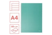 Blöcke, Formulare und Notizbücher - Esselte  Colour'Breeze A4 Collegeblock liniert, Spiralbindung Grün - 628482