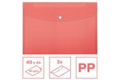 Archivierung und Aufbewahrung - Esselte  Colour'Breeze A4 Sammelmappe PP, 3 Stück Koralle - 628489
