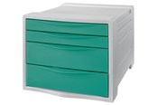 Archivierung und Aufbewahrung - Esselte  Colour'Breeze Schubladenset (4 Schubladen) Grün - 626285