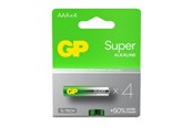 Batterien und Akkus - GP Battery Super Alkaline AAA/LR03 4-pack - 151428