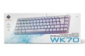Tastaturen - Deltaco GAMING DK240 Mini RGB Membrane Keyboard - Gaming Tastaturen - Weiss - GAM-158-W