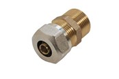 PEX-Systeme - Roth connector 20 mm x 3/4" male red - 17046211.246