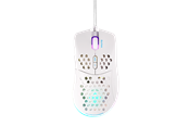 Maus - Deltaco GAMING WM75 Ultralight Wired - Gaming Maus (Weiß mit RGB Licht) - GAM-108-W