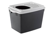 Katzen - Ferplast - Litter Box Jumpy Black/White 38.8x57.5x39CM - 776.0060