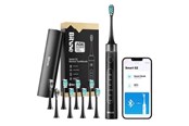 Elektrische Zahnbürsten - Bitvae Elektrische Zahnbürste Sonic toothbrush with app tips set and travel etui S2 (black) - S2 Black+heads+case