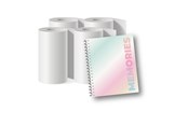 Kameras und Objektivzubehör - MOB Pixprint refill 4 Rolls Incl Memorybook and Stickers - PIX-NTEROL