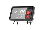 Einrichtung - MOB Speaker Alarm Clock with Light TV Retro Grey - TVC-80-GR1