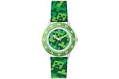 Merchandise - Peers Hardy - Minecraft Creeper Green Printed Strap Quartz - Uhr - 5018479151098