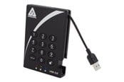 Festplatten - Extern - Lenovo Apricorn Aegis Padlock 3.0 - Extern Festplatte - 2TB - Schwarz - 4ZP1P31363