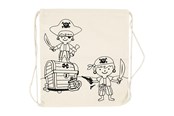 Kreativ-Spiele - Creativ Company Color your own Cotton Gym Bag Pirates - 499651