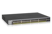 Switches - Netgear GS752TP 52-Port Gigabit Ethernet Smart Switch with 4 SFP Ports (40 PoE 8 PoE+) (384W) - GS752TP-300EUS