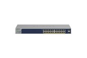 Switches - Netgear GS724TPP 24-Port Gigabit Ethernet PoE+ Smart Switch w/ optional Remote/Cloud Management and 2 SFP Ports (380W) - GS724TPP-300EUS