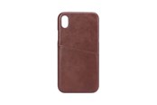 Handys - Cover & Cases - ONSALA Mobilecover Brown iPhone X/XS Creditcard Pocket - 588505