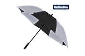 Freizeit & Reisen - Falcone Reflective Umbrella - Automatic - Windproof - 120 cm - Black / Silver - GP-48-8120