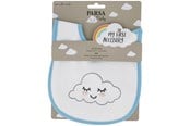 Babypflege - Parsa Baby Lätzchen mit Wolke. 3–6 Monate – Blau - P00002000