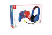 Gaming Zubehör - PDP Power Pose Mario Wired Headset & Controller Bundle - Wired Controller - Nintendo Switch - 0708056070298