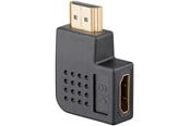 Display Kabel - Pro HDMI - Angled Adapter 90° Horizontal - Black - 4040849657450