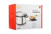 Pfannen - Zwilling SIMPLIFY - Cookware set with cover - 5 items - round - silver - 66870-005-0