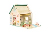 Holzspielzeug - Classic World Wooden Dollhouse with Garden 10 pcs - 50563