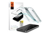 Handys - Schutzfolie - Spigen Glass tR EZ Fit HD 1 Pack - Transparency - iPhone 16/15 Plus - AGL06887