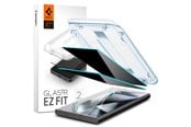 Handys - Schutzfolie - Spigen Glass tR EZ Fit (Privacy) 2 Pack - Samsung Galaxy S24 Ultra - AGL07625