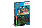 Puzzle - Clementoni Supercolor Glowing Lights - Paw Patrol Boden - 27176