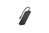 USB-Hubs - RAPOO Multiport USB-C UCM-2006 12-i-1 USB-C-Adapter USB-Hubs - 12 - Schwarz - 11414