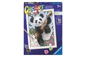 Kreativ-Spiele - Ravensburger CreArt Painting by Numbers - Playful Panda - 202614