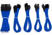 Stromkabel (Intern) - DUTZO Sleeved Power Extention Cable Kit (v2) - Blau - DSC-PCEV230CMBLU