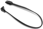 SATA Kabel - DUTZO SATA-kabel - Schwarz - 0.3 m - Gerade & 90° Verbinder - DC-SATA9003BLK