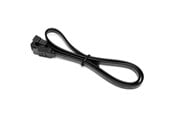 SATA Kabel - DUTZO SATA-kabel - Schwarz - 0.5 m - Gerade & 90° Verbinder - DC-SATA9005BLK