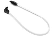 SATA Kabel - DUTZO SATA-kabel - Weiß - 0.3 m - Gerade & 90° Verbinder - DC-SATA9003WHT