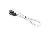 SATA Kabel - DUTZO SATA-kabel - Weiß - 0.5 m - Gerade & 90° Verbinder - DC-SATA9005WHT