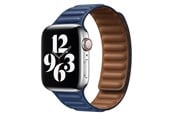 Smartwatch - Accessories - Lippa Apple Watch Magnetic leather strap 38/40/41 - Navy Blue / Brown - LPAW002