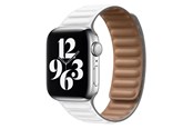 Smartwatch - Accessories - Lippa Apple Watch magnetisk læderrem 42/44/45/49 - White - LPAW094