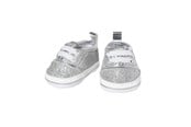 Dolls & Accessories - Heless Doll Sneakers Glitter Silver 30-34 cm - 1471