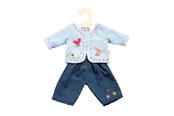 Dolls & Accessories - Heless Jacket with Jeans Blue/pink 28-35 cm - Assorted - 1504