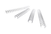 Druckerzubehör - Tinte & Toner - GBC WireBind Drahtbinderücken Silber - RE810897