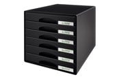 Archivierung und Aufbewahrung - Leitz Plus Schubladenbox Schwarz - 52120095