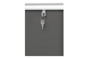 Konferenz und Präsentation - Nobo enclosed bulletin board - 965 x 665 mm - grey - 31333500