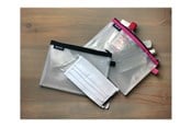 Kamerataschen - Leitz WOW Traveller Zip-Beutel wasserabweisend Kosmetik Grün - 40140054